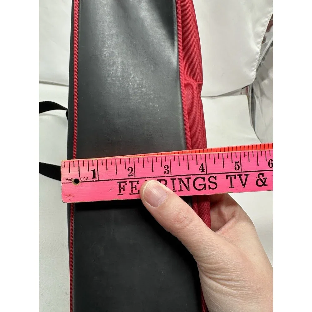 Ralph Lauren Red Polo Sport Zipper Shoulder Bag Tote Spell out 90s Red VTG Flaws